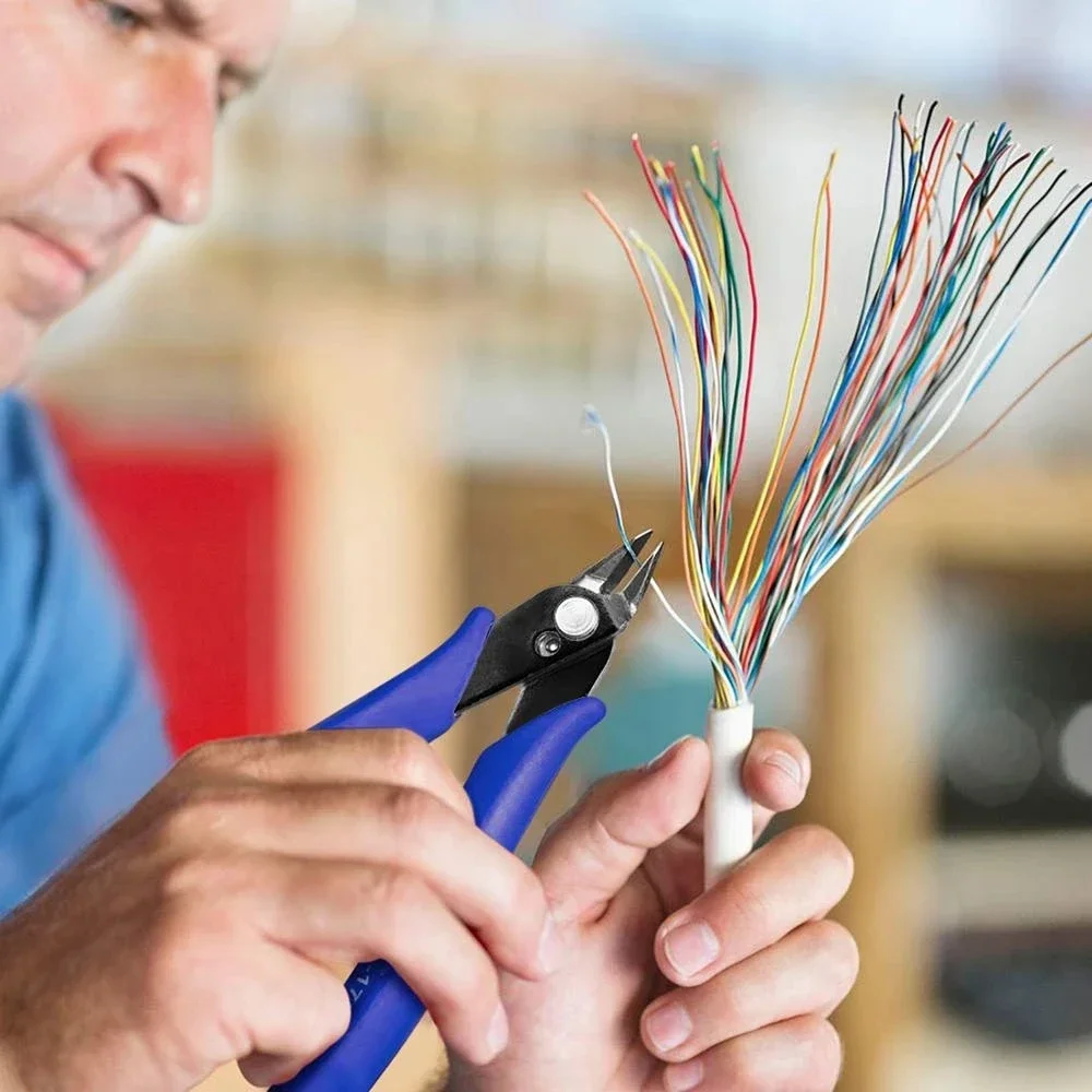 Aokin1PC 170 Pinze universali Pinze da taglio laterali diagonali elettroniche fai-da-te Tagliacavi per cavi Parti della stampante 3D Utensili manuali 2