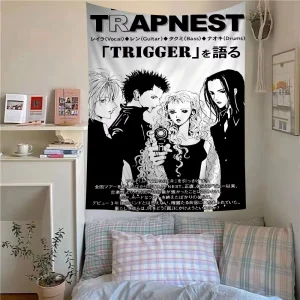 Classico giapponese Anime NANA Poster Arazzo da parete High School Hippie Appeso a parete Decorazione del soggiorno Home Dorm Decor Art 1