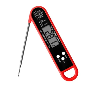 Termometro digitale per carne per cucinare, Termometro per alimenti da cucina per barbecue Grill Fumatore Olio Frittura Caramelle Termometro a lettura istantanea 1