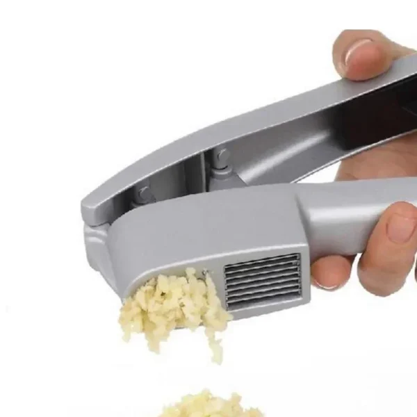 2 in 1 spremiaglio multifunzionale affettatrice per aglio gadget da cucina manuale in lega di zinco e accessori gadget per la casa 3