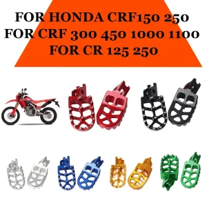 Moto poggiapiedi pedane pedane pedali per HONDA CR125 CR250 CRF 250X300 L 450 150 R CRF250L CRF300L CRF1000L CRF1100L 1