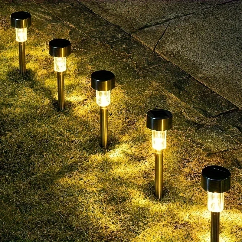 Luci solari per esterni Luci da giardino Lampada ad energia solare Lanterna Illuminazione paesaggistica impermeabile Decorazione del giardino del prato del cortile 3