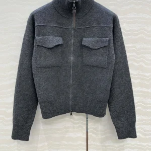 YG145-25 cappotto in cashmere lavorato a maglia di fascia alta autunno e inverno elegante e confortevole lusso basso 1