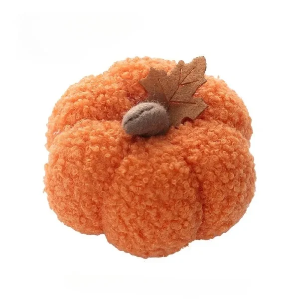 3PCS Zucca Peluche Halloween Decor 8cm Peluche Realistico Zucca Ornamenti Per Il Desktop 2026 Halloween Home Decor navidad 6