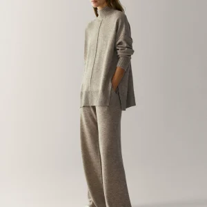 Ethereal MD 2025 massidutti primavera nuovo stile di abito lavorato a maglia in misto lana stile mantello casual e alla moda da donna 1