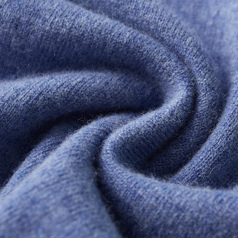 2025 Autunno E Inverno da uomo 100% Merino Pura Lana Maglione Lavorato a Maglia da Uomo Business Casual Lavorato a Maglia Polo Collare Pullover Top YJ1815 6