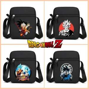 2025 Hot Anime Dragon Ball Z Goku Borsa a tracolla Stampa di cartoni animati Nuove ragazze Ragazzo Borsa da viaggio per accessori di moda Regalo di compleanno 1