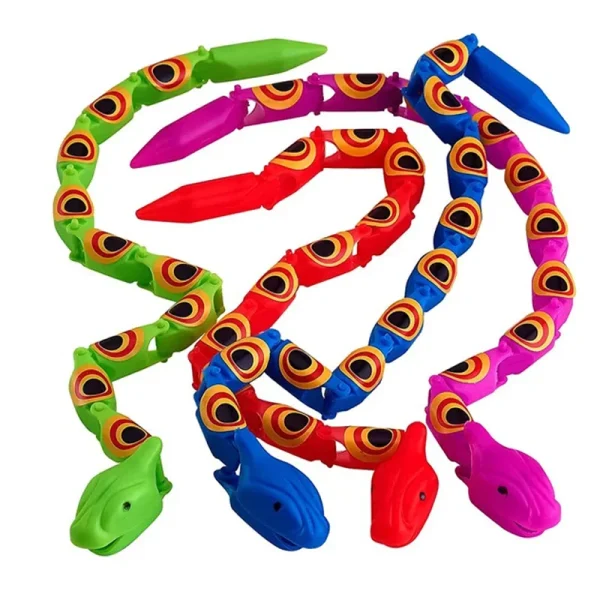 Twist Realistico Serpente simulato Bambini Divertenti Giocattoli ingannevoli Bomboniere per feste di compleanno per bambini Regali di Natale di Halloween Riempitivi per pinata 2