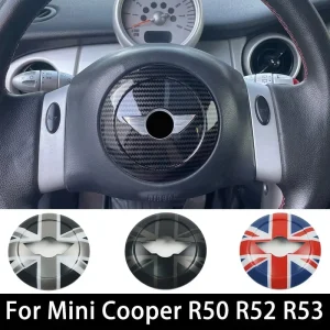 Per MINI Cooper R50 R52 R53 Volante Dell'automobile Pannello Centrale Adesivo Auto-Styling Interni Trim Accessori Auto 1