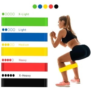 Elastici resistenti allo yoga per fitness Allenamento a 5 livelli Fasce elastiche Espansore Pilates Allenamento sportivo Attrezzatura da palestra Crossfit 1