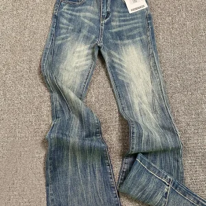 Jeans blu da donna Pantaloni da cowboy larghi coreani vintage Harajuku Pantaloni larghi in denim anni '90 Estetici Y2k anni 2000 Trashy Emo Clothes 2023 1