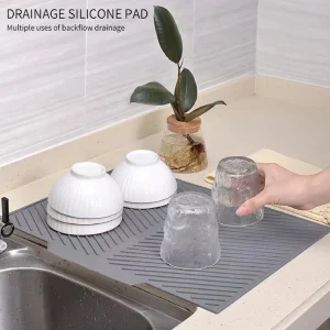 Tappetino di scarico in silicone Tre modelli Tappetino isolante per barra Bar Lavello Scarico per utensili per alimenti Tappetino per cucina Decorazione Tappetino in silicone Accessori 1