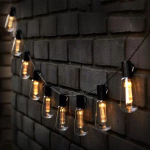 Lampadine da campeggio all'aperto 10-30 LED Ghirlanda impermeabile Stringa LED Lucine Decorazione tenda Festa di Natale Ornamento di nozze 1