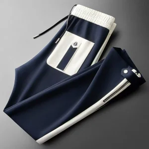 Pantaloni casual autunno inverno Uomo Fitness Abbigliamento sportivo Pantaloni da tuta Pantaloni sportivi skinny Pantaloni di cotone Pantaloni da pista 1