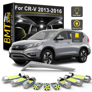 BMTxms 14 Pz Canbus LED Kit Lampadina Interni Per Honda CRV CR-V IV MK4 4 2013 2014 2015 2016 Cupola Tronco Lampada Accessori Auto 1