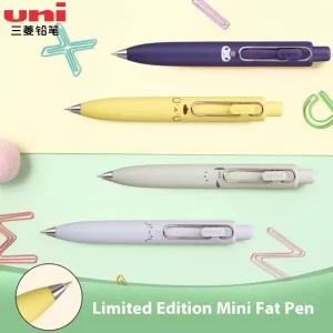 Penna gel Uni Ball One Sanrio Edition, mini penna tascabile grassa, carina inchiostro nero ad asciugatura rapida ricaricabile Cancelleria estetica per viaggi 1