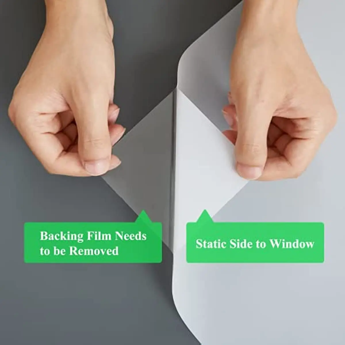 Pellicola per la privacy delle finestre Rivestimento in vetro rimovibile satinato per bagno Adesivo per porta con controllo del calore adesivo statico opaco per l'home office 5