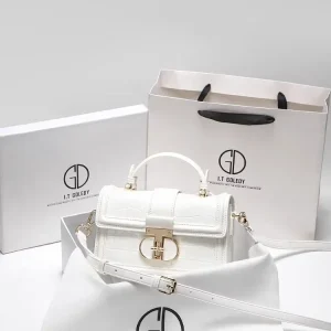 Borse firmate di lusso con borsa a tracolla portatile da donna in pelle con stampa alligatore di alta qualità e design delicato in metallo 1