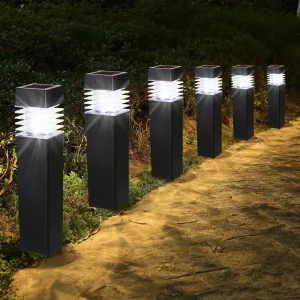 Luci solari da giardino Luci da percorso solari a LED Decorazioni per illuminazione paesaggistica impermeabili IP65 per esterni per passerella da cortile 1
