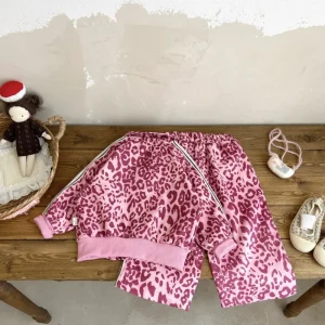 Nuova primavera autunno neonate vestiti set bambini giacca pantaloni 2 pezzi/set abbigliamento infantile bambino costume sportivo tute per bambini 1