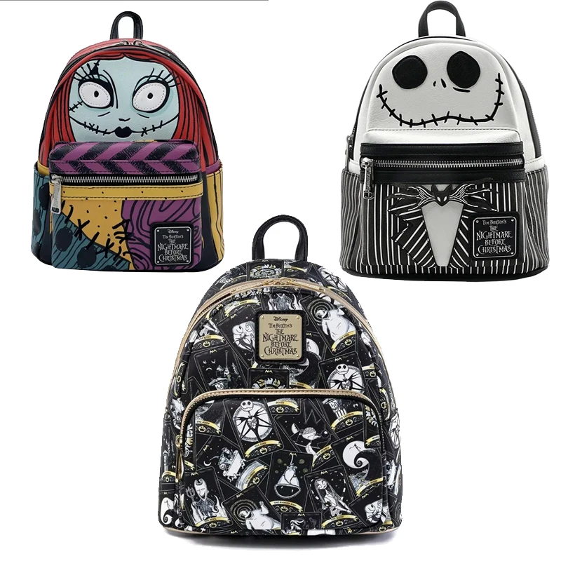 Loungefly X Nightmare Before Christmas Tarocchi AOP Jack Barrel Halloween Cosplay Zaino in ecopelle 1