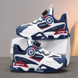 Scarpe da corsa per bambini Sneaker per ragazzi 2025 Nuova piattaforma con suola spessa di lusso Scarpe sportive per sneaker casual per bambini stile grosso per ragazzo 1