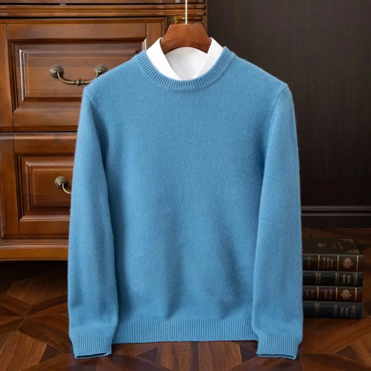 2025 Maglione di cashmere O-Collo Pullover da uomo Allentato Oversize M-3XL Maglia inferiore Autunno Inverno Nuovo Coreano Casual Uomo Top 5