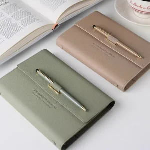 Notebook ricaricabile Makeasy A6 Ring Biner Notebook con calendario 2025 Incredibile copertina in tinta unita 1