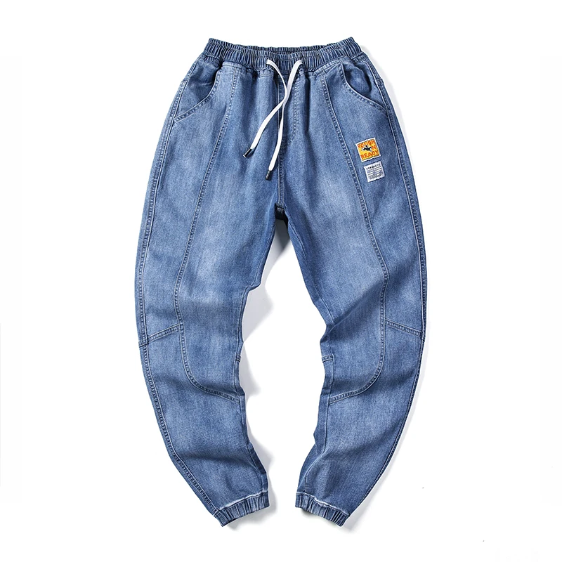 Jeans Harem cargo in spandex da uomo 2025 Pantaloni casual versatili moda autunno inverno taglie forti 5XL 5