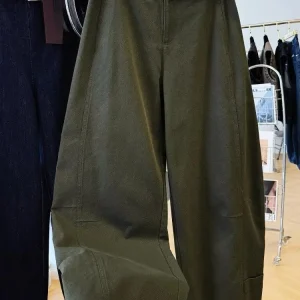 Pantaloni a gamba larga lunghi eleganti a forma di vita alta Nuovi pantaloni Moda donna Marea Primavera Autunno 2025 1