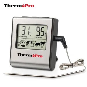 ThermoPro TP-16 termometro digitale per forno fumatore Candy liquido cucina cottura grigliare carne BBQ termometro e Timer 1