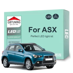 11 pezzi accessori auto per Mitsubishi ASX 2010-2017 2018 2019 2020 2021 2022 Canbus cupola targa LED lampadina interna 1