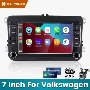 2 Din Android Autoradio Lettore Multimediale GPS WiFi Carplay Per VW Volkswagen Skoda Octavia golf 5 6 touran passat B6 polo Jetta 1