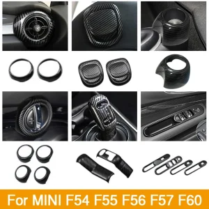 Modifica della copertura decorativa dell'auto Shell adesivo in carbonio per BMW MINI Cooper S F54 F55 F56 F57 F60 CLUBMAN COUNTRYMAN accessori 1