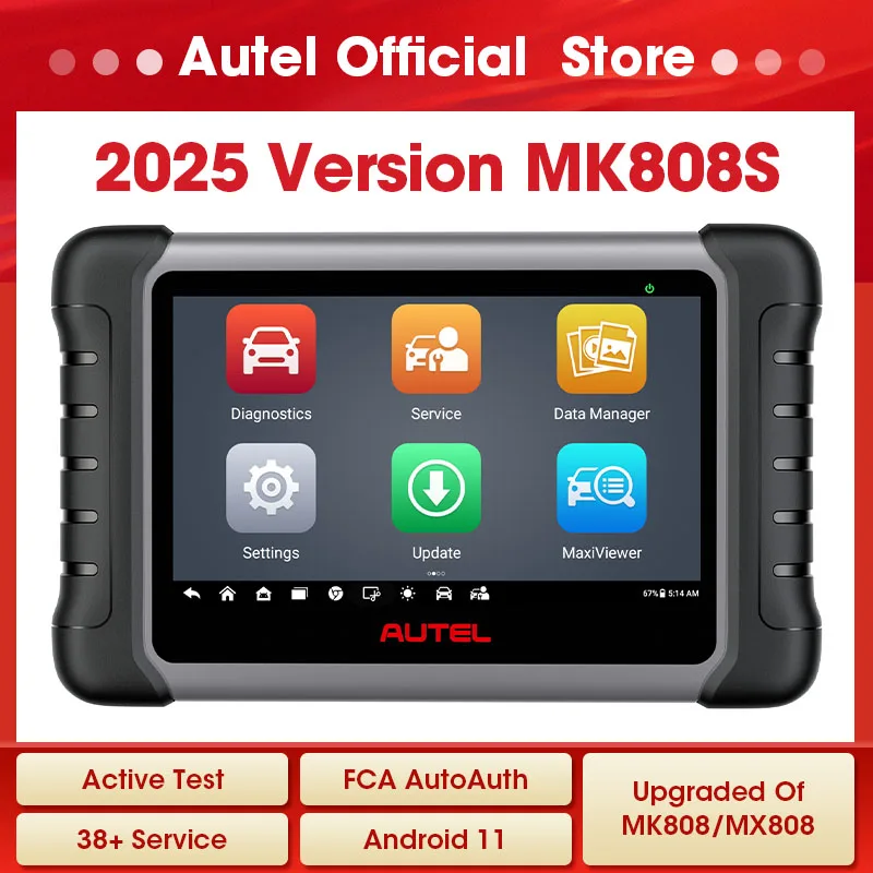 Autel MaxiCOM MK808S OBD2 Scanner Automotivo Strumento diagnostico per auto OBD 2 Scanner Test attivo Lettore di codici Strumento di codifica chiave 1