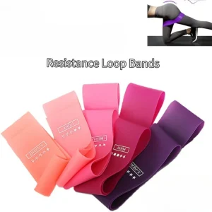 Attrezzatura per allenamento fitness portatile Fasce di resistenza in gomma Yoga Palestra Elastico per la forza delle gengive Pilates Sport per pesi da donna 1