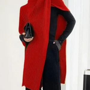 Gymystars maglione da donna a collo alto tinta unita pullover dolcevita moda nuovo allentato asimmetrico con giunto diviso casual top femminili 1