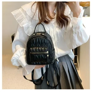 Zaino da donna casual alla moda da 8 pollici (20 cm) in miniatura in stile con zaino da donna primavera/estate carino mini 1