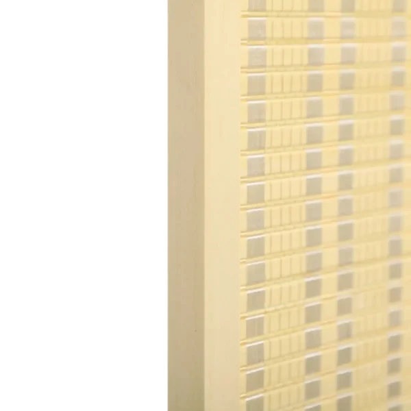 Schermo pieghevole in 4 parti 180 x 180 cm in bambù, divisorio pieghevole per privacy per soggiorno, naturale 6