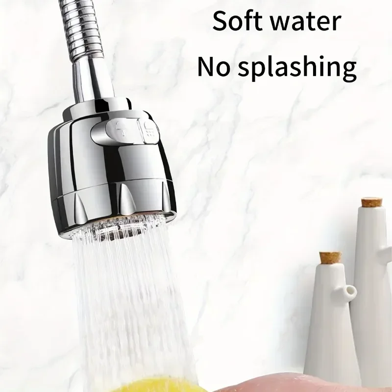 ZEXEF Adattatore universale per prolunga rubinetto cucina 2 modalità 360 ° Gadget da cucina con filtro di rotazione Ugello per rubinetto a risparmio idrico spray 2