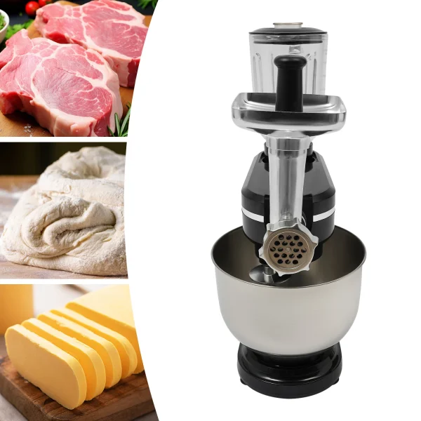Impastatrice da cucina con 6+1 impostazioni di velocità, potenza 1500 W, per impasto, panna montata, succhi, perfetta per panetteria domestica o ristorante 3