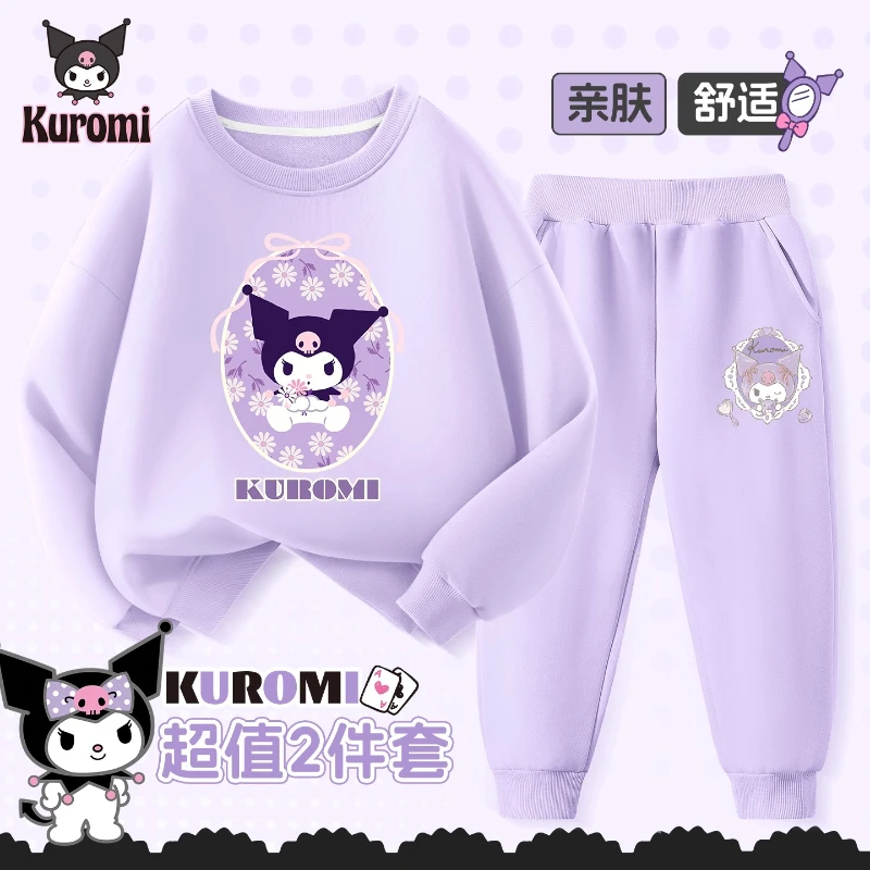 Vestiti per neonata Set Autunno Kid Kunomi Felpe stampate Pullover Top e pantaloni 2 pezzi Completo per bambini Tute moda Abiti 3