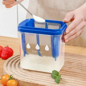 Yogurtiera greca Filtro per yogurt Filtrazione efficiente come resina Acciaio inossidabile Separatore di siero di latte di grande capacità Filtro per yogurt 1