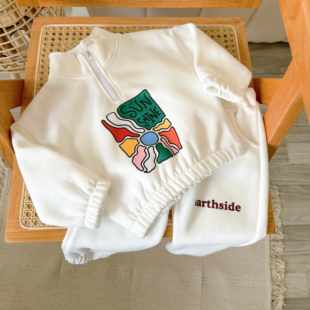 2024 New Baby Boys Set di abbigliamento addensare giacca calda + pantalone tuta abbigliamento per bambini Outfit inverno Toddler Girl Clothes 2 pezzi Set 6