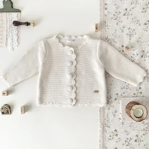 Autunno bambino cardigan in maglia neonate cappotto bambino maglione retrò neonato maglieria manica lunga cotone giacca top maglione 1