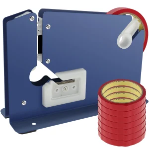 Sigillante per sacchetti sigillante per sacchetti in metallo con nastro sigillante per sacchetti 7 Dispenser per sacchetti sigillante per sacchetti antiscivolo per la casa 1