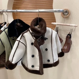 Bambini ragazzi autunno inverno versione coreana della giacca 2023 nuovi vestiti per bambini uomo donna bambino giacca imbottita addensata 1