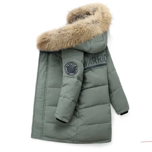 2025 Russo Inverno Bambini Ragazzo Piumino Con Cappuccio Impermeabile Addensare Caldo Ragazzo Tuta Sportiva Cappotto 4-14 Anni Bambini Adolescente Parka 1