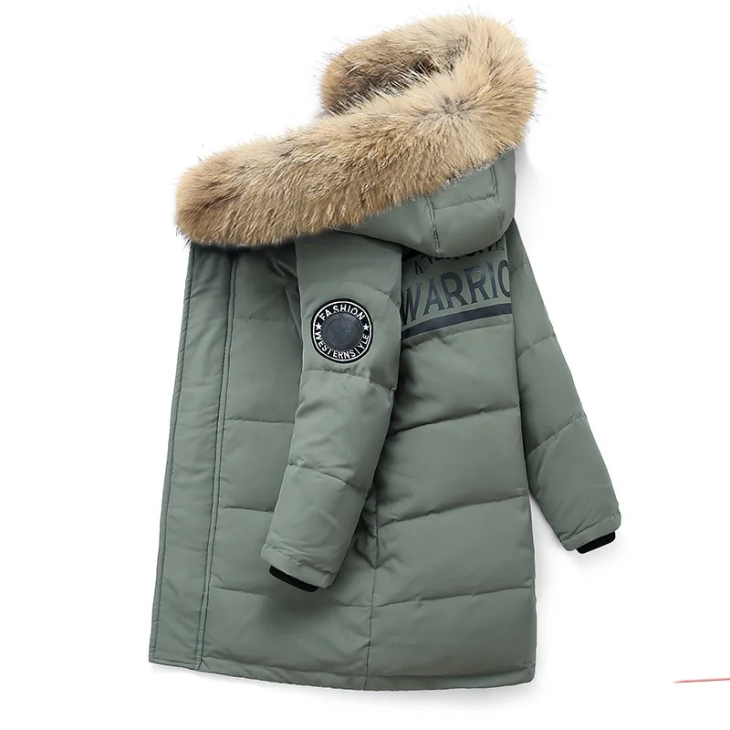 2025 Russo Inverno Bambini Ragazzo Piumino Con Cappuccio Impermeabile Addensare Caldo Ragazzo Tuta Sportiva Cappotto 4-14 Anni Bambini Adolescente Parka 1
