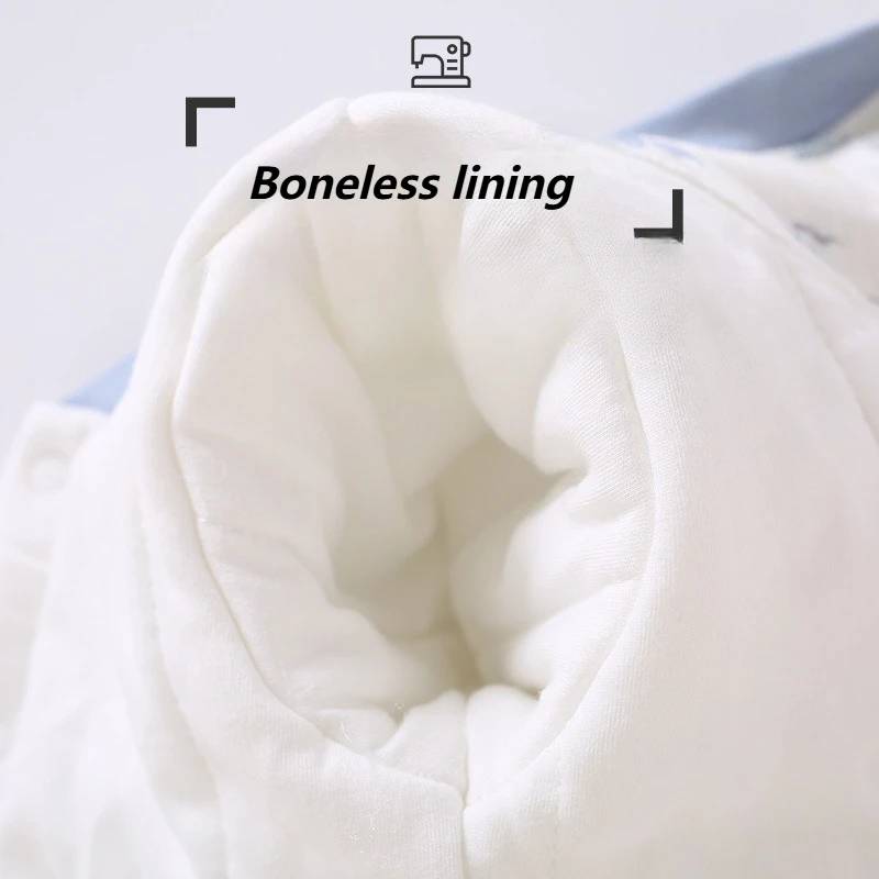 Tutina trapuntata invernale per neonato in puro cotone spesso abbigliamento per neonato tutina per neonato unisex tuta strisciante 3